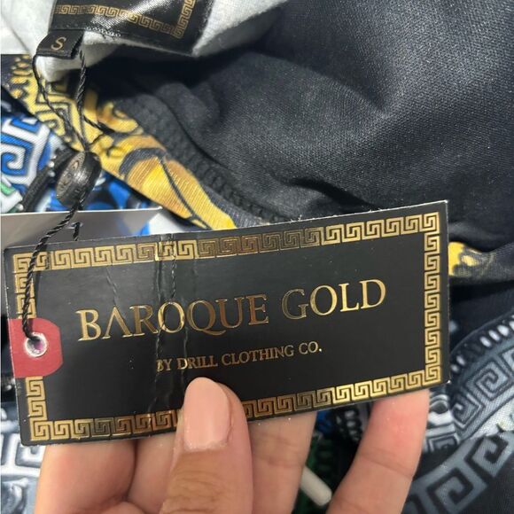 Drill Clothing Co. Medusa Baroque Multicolor Foil Hoodie Size S NWT - Picture 5 of 5